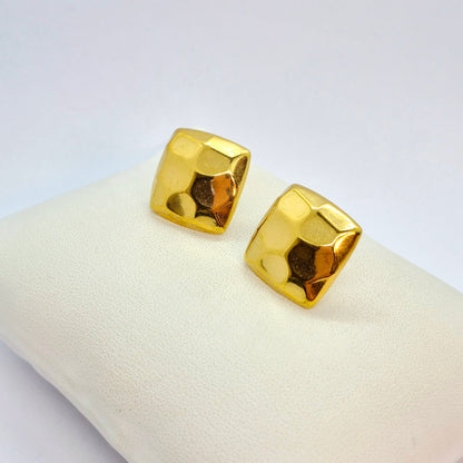 Earrings in Gold Plated Stainless Steel