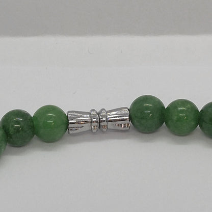 Natural Jade Choker Necklace in 6-12mm Stones