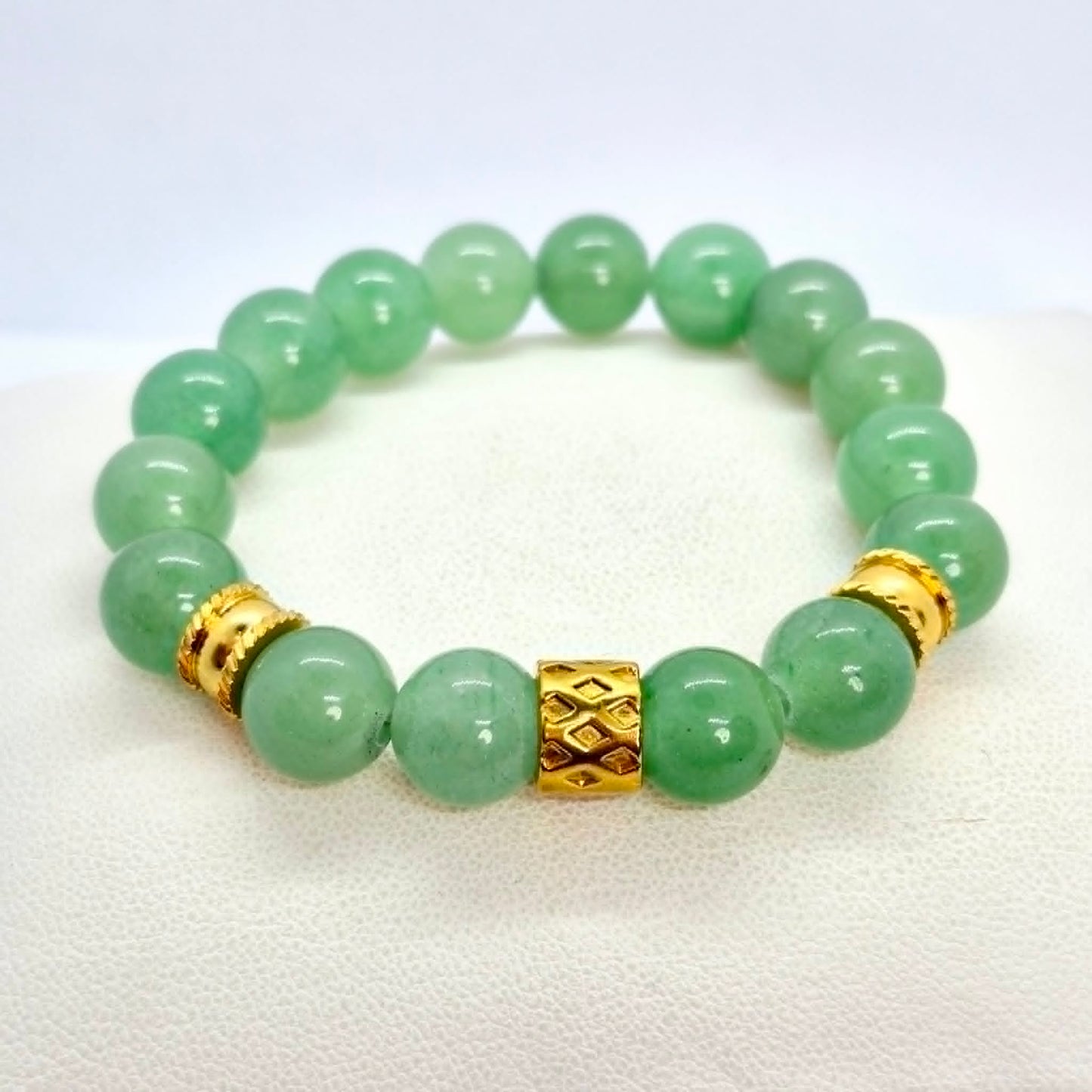 Natural Aventurine Bracelet in 10mm Stones