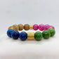 Natural Mixed Tourmaline Bracelet in 12mm Stones