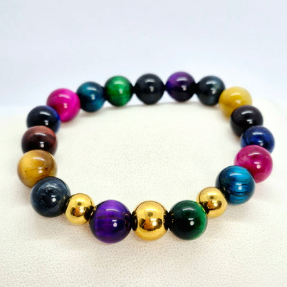 Tiger Eye Bracelet Collection in 10mm Stones