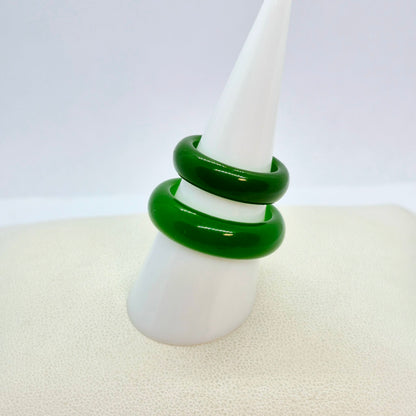 Natural Hetian Jade Ring