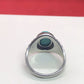 Natural Turquoise Stone Ring - Vintage Style - Sterling Silver