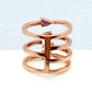 Natural Amethyst Ring - Rose Gold Plated Sterling Silver - Resizable