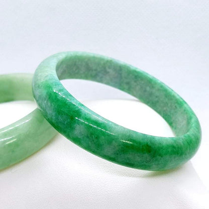 Natural Burmese Jade Bangle Bracelet