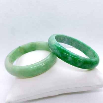 Natural Burmese Jade Bangle Bracelet