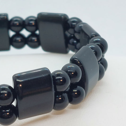 Natural Obsidian Bracelet - 15x6mm