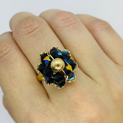 Crystals from Swarovski Ring 10K Gold
