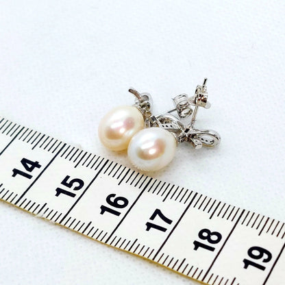 Natural Freshwater Pearl Mini Set - Sterling Silver