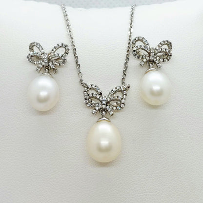 Natural Freshwater Pearl Mini Set - Sterling Silver