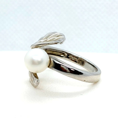 Natural Freshwater Pearl Ring - 7mm - Sterling Silver