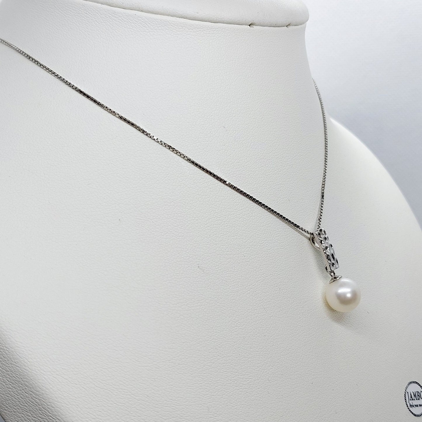 Natural Freshwater Pearl Mini Set - 9mm - Sterling Silver