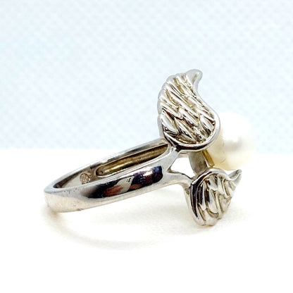 Natural Freshwater Pearl Ring - 7mm - Sterling Silver