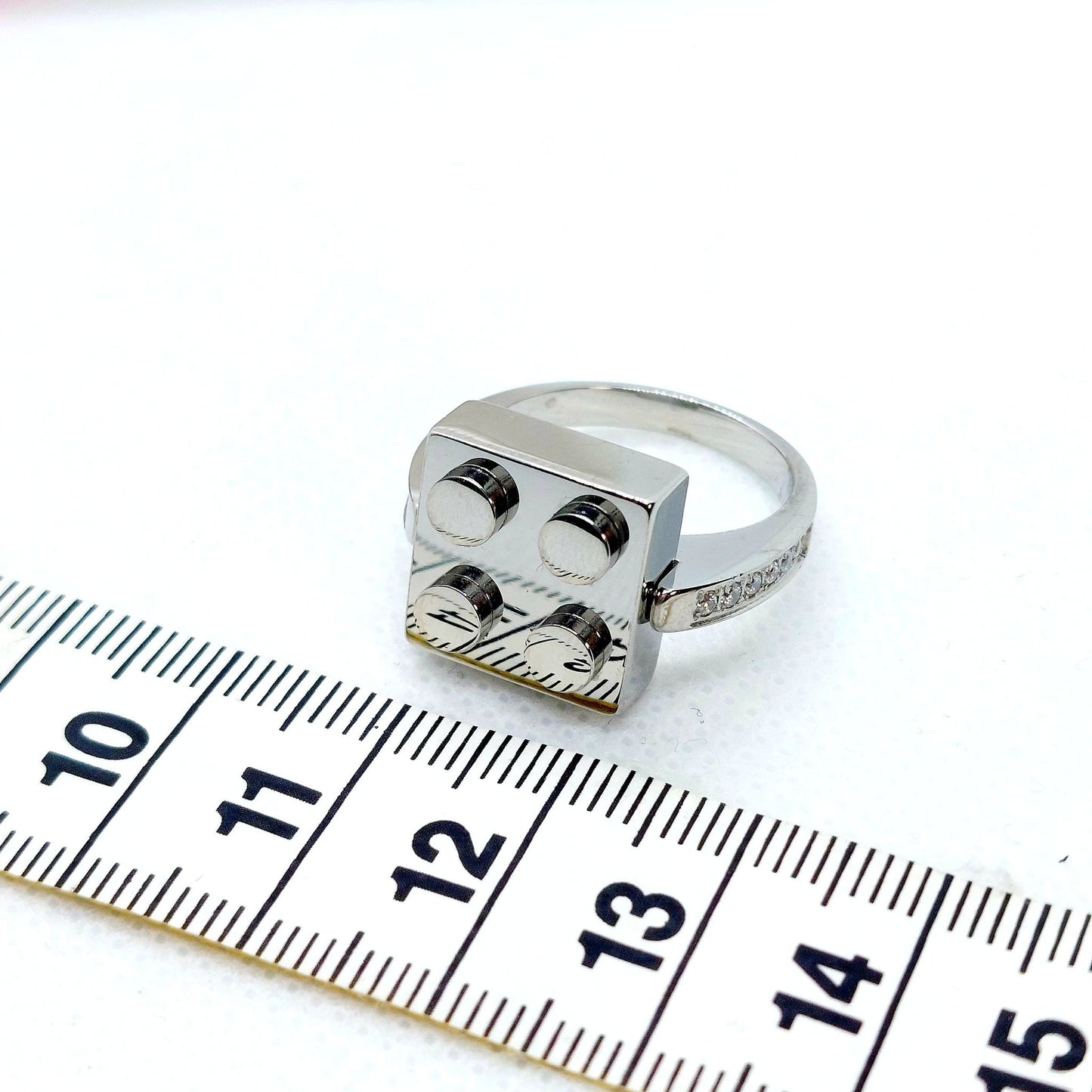 Lego Ring - Stainless Steel
