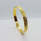 Stainless Steel Bangle - Bracelet - Gold Plated