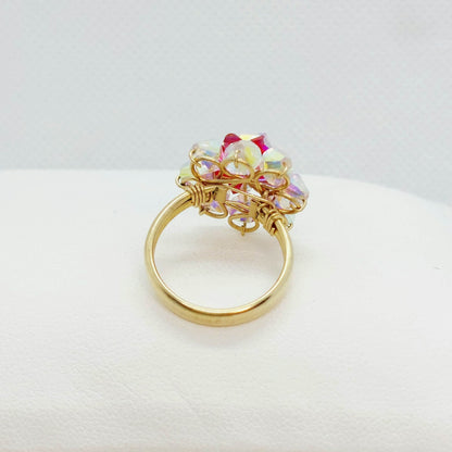 Crystals from Swarovski Ring 10K Gold