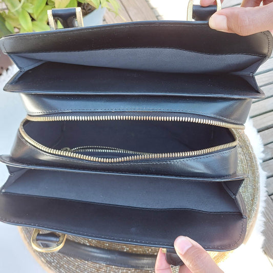 Pre-Loved Louis Vuitton Dark Brown Epi Sablon Handbag