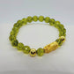 Natural Faceted Peridot Bracelet with 8mm Stones