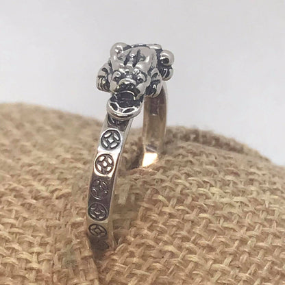 Pixiu Ring in Sterling Silver Resizeable