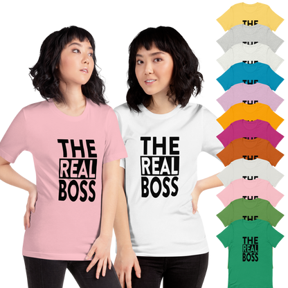 The Real Boss TShirt - Unisex - Couples TShirt