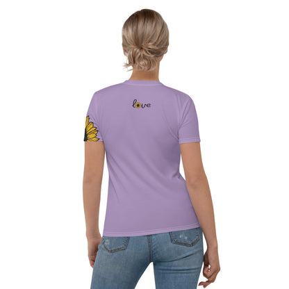 Sunflower and Love Premium TShirt - Women