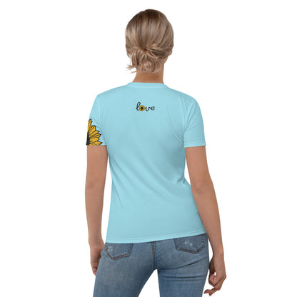 Sunflower and Love Premium TShirt - Women