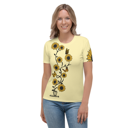 Sunflower and Love Premium TShirt - Women