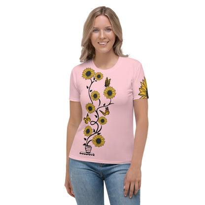 Sunflower and Love Premium TShirt - Women