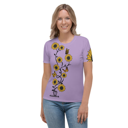 Sunflower and Love Premium TShirt - Women