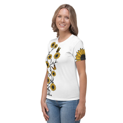 Sunflower and Love Premium TShirt - Women
