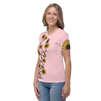 Sunflower and Love Premium TShirt - Women