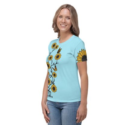 Sunflower and Love Premium TShirt - Women