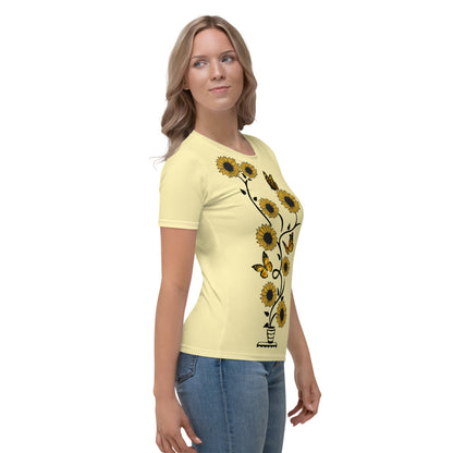 Sunflower and Love Premium TShirt - Women