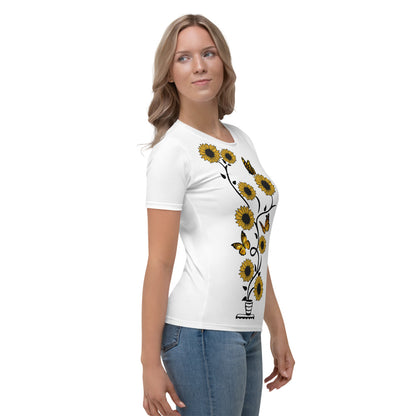 Sunflower and Love Premium TShirt - Women