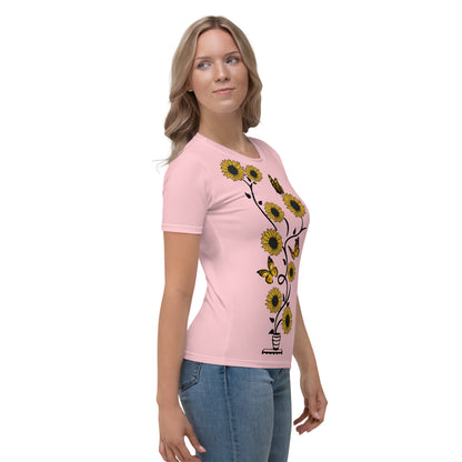 Sunflower and Love Premium TShirt - Women
