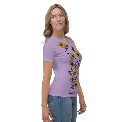 Sunflower and Love Premium TShirt - Women