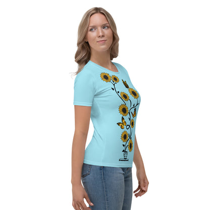 Sunflower and Love Premium TShirt - Women