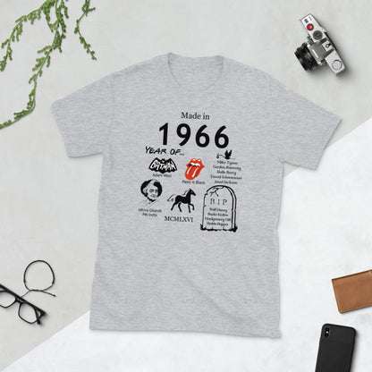Made in 1966 (Black) TShirt - Unisex