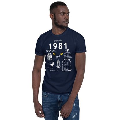 Made in 1981 TShirt - Unisex
