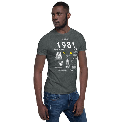 Made in 1981 TShirt - Unisex
