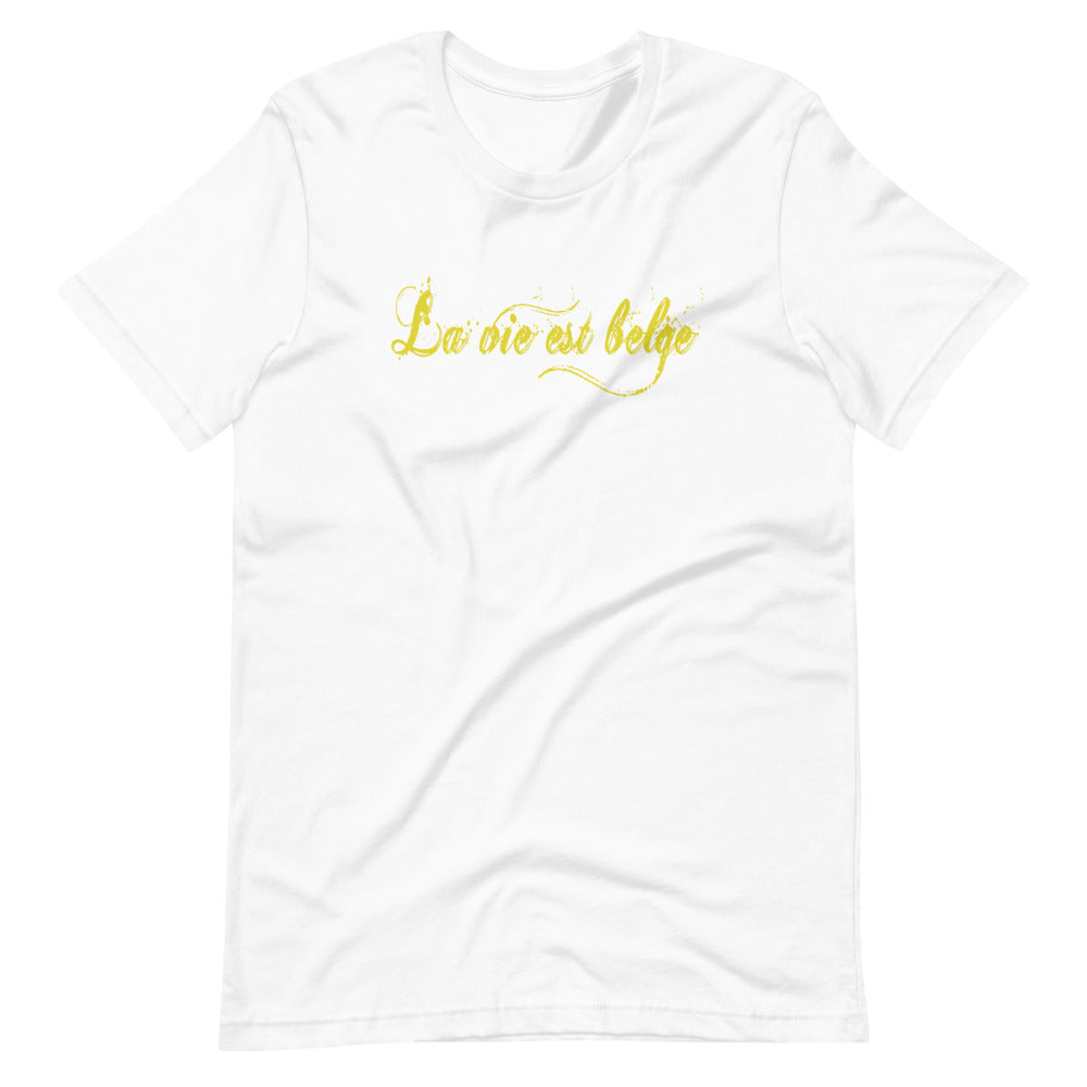 La vie est belge t shirt sale