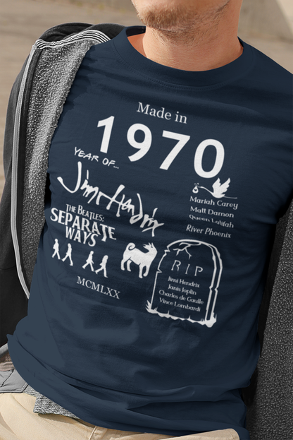 Made in 1970 TShirt - Unisex