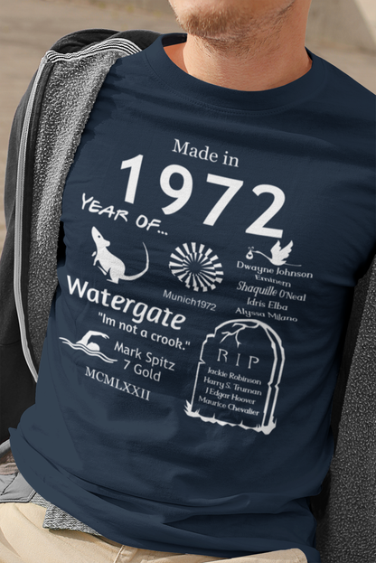 Made in 1972 TShirt - Unisex