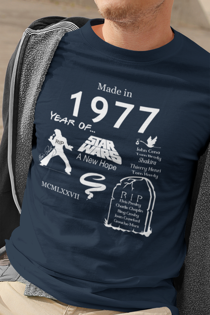 Made in 1977 TShirt - Unisex