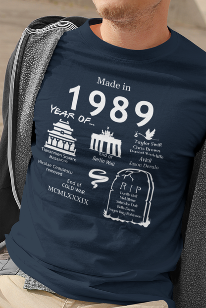 Made in 1989 TShirt - Unisex