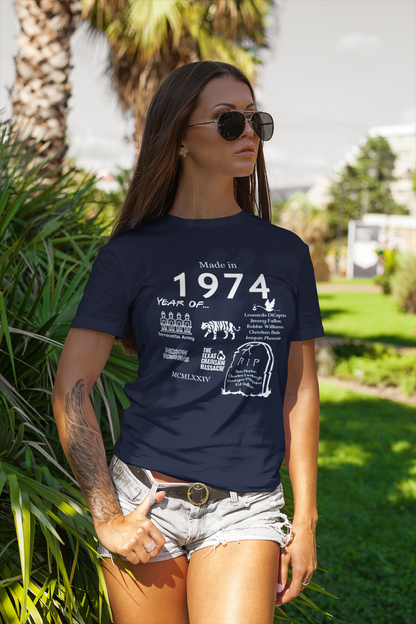 Made in 1974 TShirt - Unisex