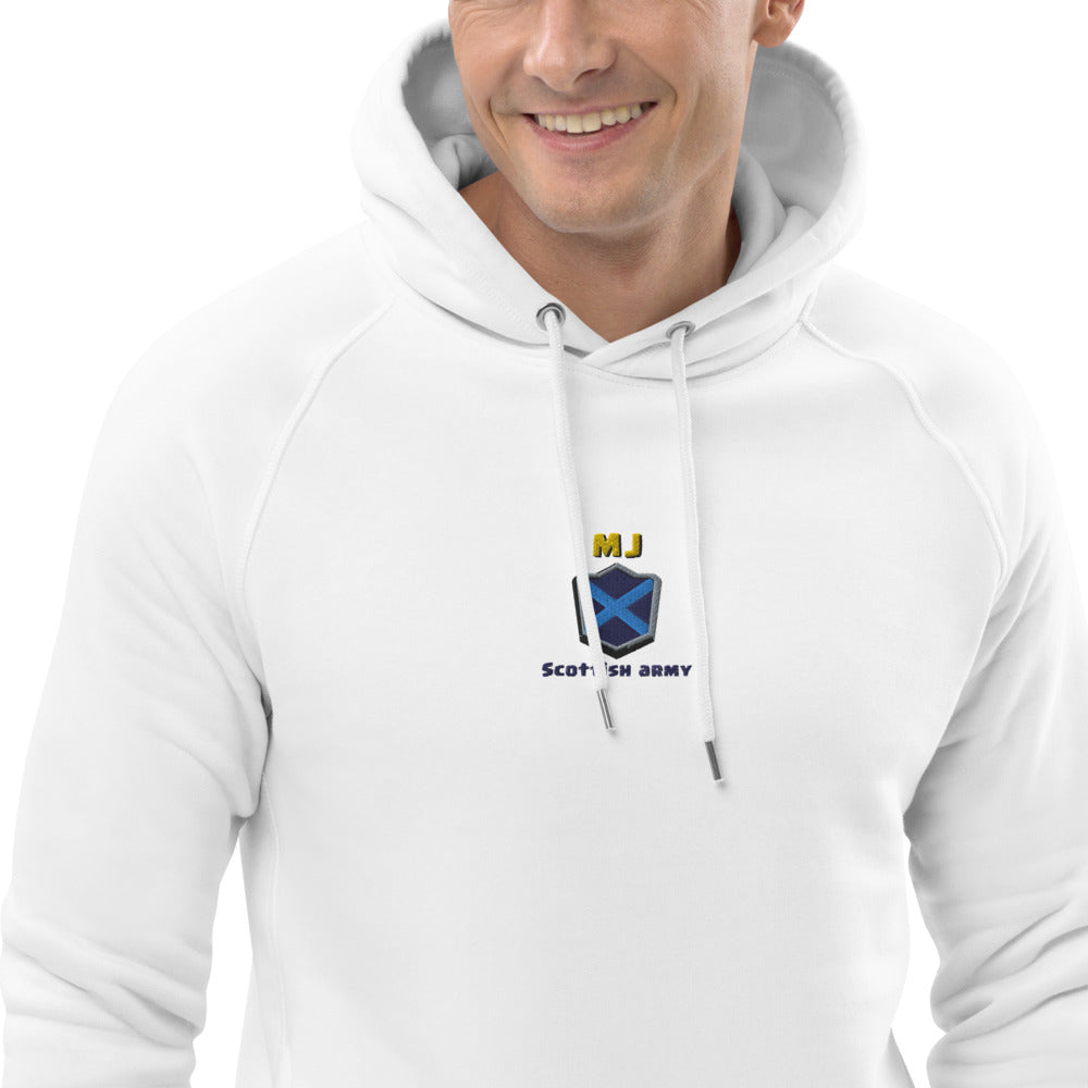 Scottish Army Embroidered Premium Hoodie with Handle - Unisex