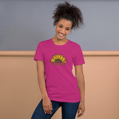 Peace & Love TShirt - Unisex - Sunflower