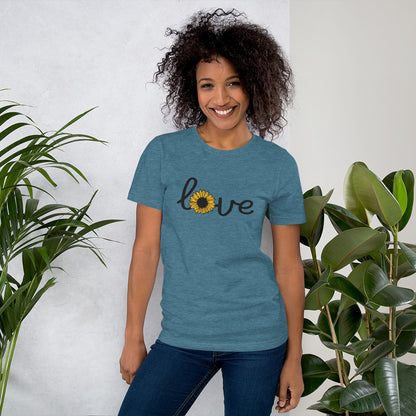 Love TShirt - Unisex - Sunflower
