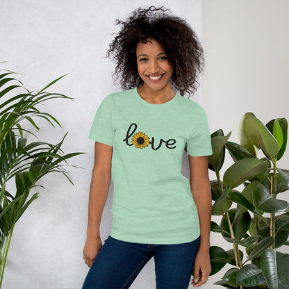Love TShirt - Unisex - Sunflower